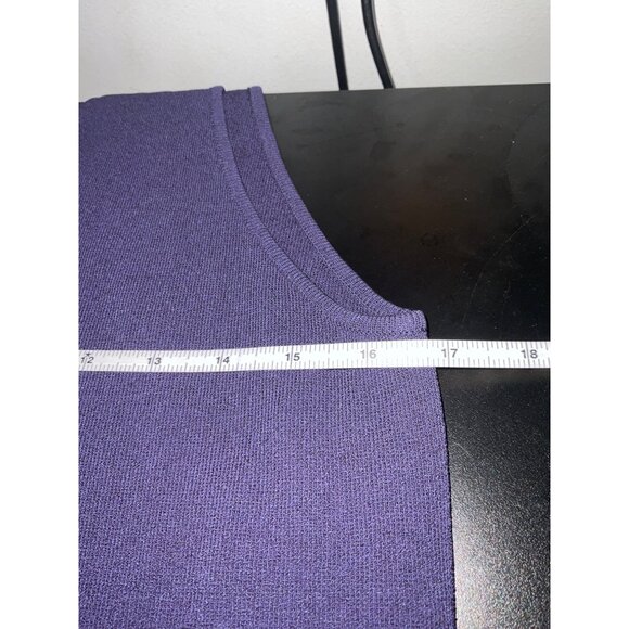 MILLY Italian Structured Stretch Shift Mini Dress Navy  size Small - Picture 8 of 11